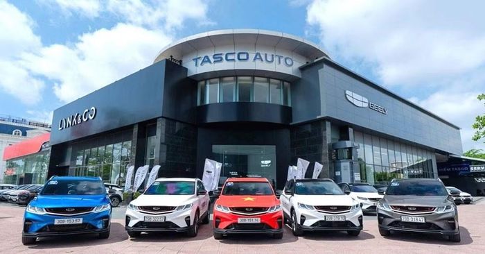 Tasco đang tập trung mạnh mẽ cho hoạt động buôn bán ô tô. Ảnh: Tasco.