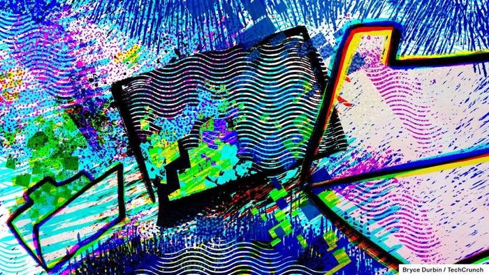 Hình minh họa một vụ rò rỉ dữ liệu trên hệ thống máy tính. Ảnh: Bryce Durbin/TechCrunch.