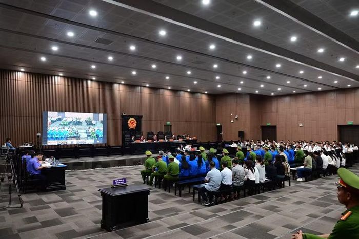 Toàn cảnh phiên tòa. Ảnh: N.H.