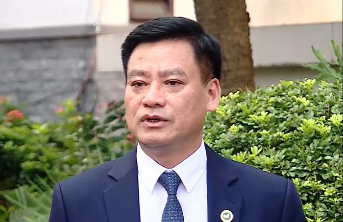 Phó Chủ tịch Ủy ban Chứng khoán Nhà nước Hoàng Văn Thu trả lời phóng viên TTXVN. Ảnh: Văn Giáp/Bnews/vnanet.vn
