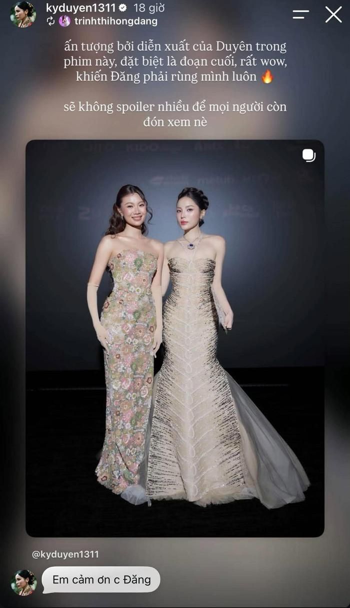 Hồng Đăng phản hồi tích cực sau khi xem phim mới của Hoa hậu Kỳ Duyên.