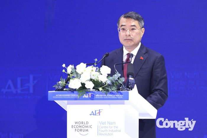 Thủ tướng Chính phủ Lê Minh Hưng phát biểu.