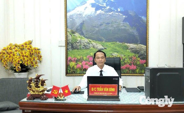 Ông Trần Văn Bình, Chánh án TAND khu vực 9 - Cà Mau