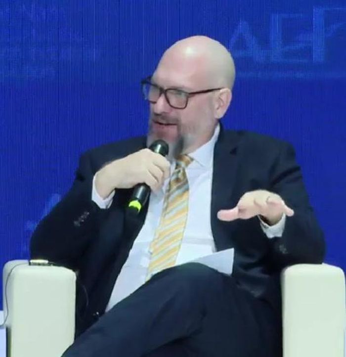 Ông Richard D.McClellan nhìn nhận cần khoảng 10 năm để xây dựng VIFC thay vì kỳ vọng hoàn thành trong một đến hai năm. Ảnh: HT