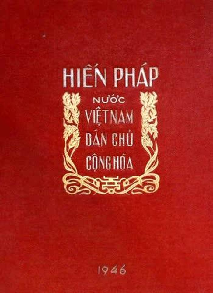 Hiến pháp đầu tiên của nước Việt Nam dân chủ cộng hòa (1946). Ảnh: https://baotanglichsu.vn/