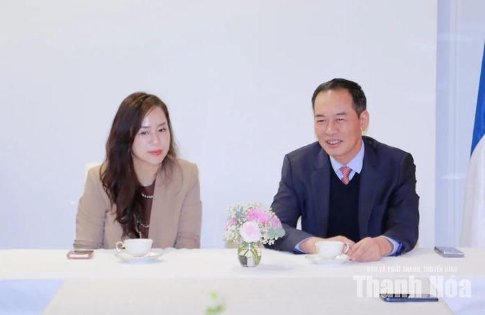Phó Bí thư Tỉnh ủy Trịnh Tuấn Sinh phát biểu tại buổi làm việc.
