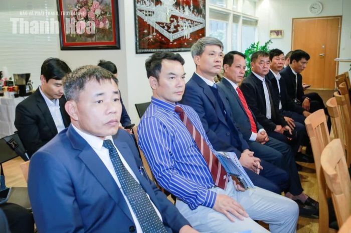 Các doanh nghiệp của tỉnh Thanh Hóa dự hội nghị.