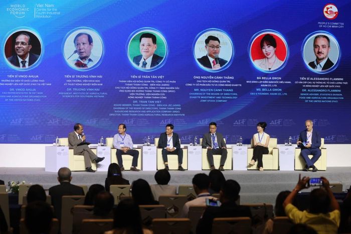 Phiên Thảo luận: Định hình Nông nghiệp Thông minh: Dữ liệu, Công nghệ và Chuối Giá trị Nông sản - Thực phẩm bền vững trong khuôn khổ Diễn đàn Kinh tế Mùa thu 2026 vào ngày 27/10 taị TP.HCM. Ảnh: C4IR