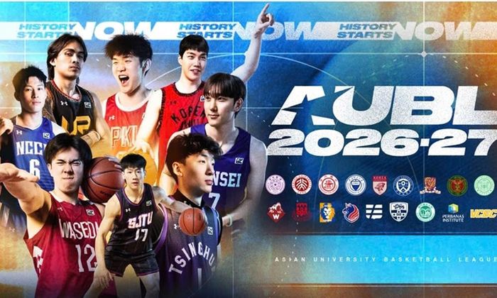 Việt Nam lần đầu đăng cai vòng bảng Giải bóng rổ Đại học châu Á AUBL 2026-2027.
