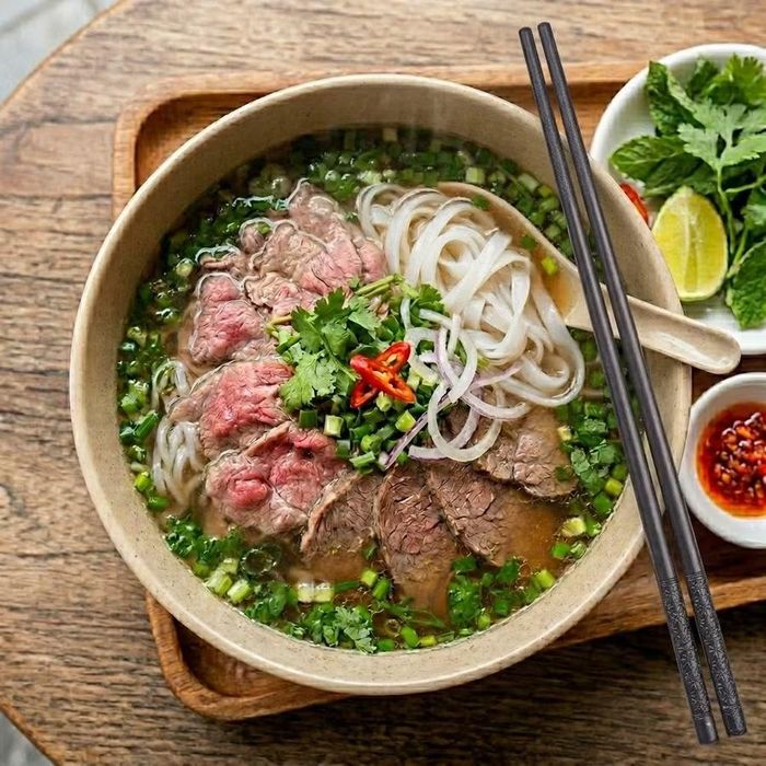 Phở bò xếp thứ 11 trong bảng xếp hạng. Ảnh internet