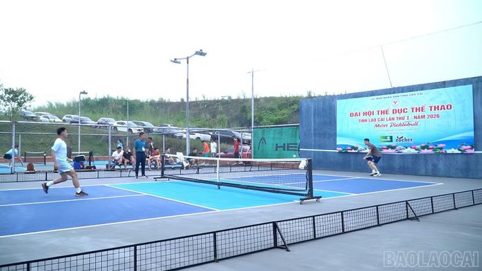 Môn Pickleball lần đầu tiên được đưa vào thi đấu tại Đại hội