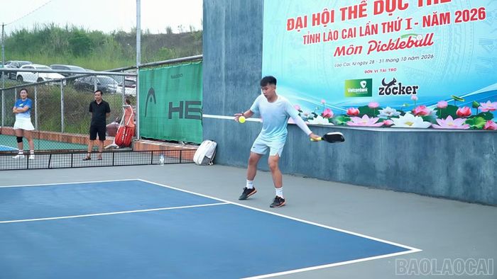 Môn pickleball thu hút nhiều vận động viên tham gia nhất tại Đại hội, với 267 người, tranh tài ở các nội dung.