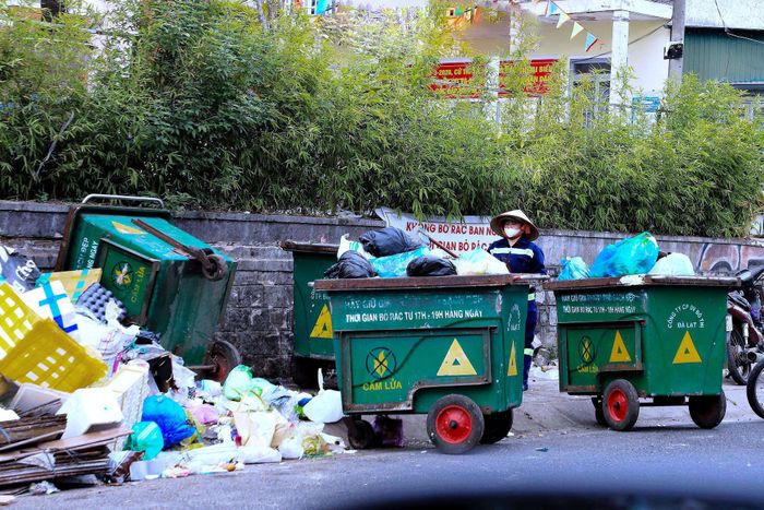 Tỷ lệ thu gom rác thải tại khu vực đô thị (trong ảnh là khu vực Đà Lạt) tại Lâm Đồng đạt trên 93%