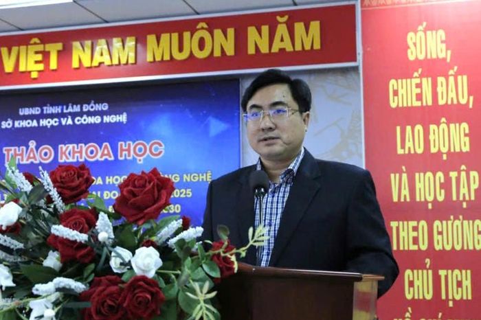 Ông Nguyễn Hoài Trung, Phó Giám đốc Sở Khoa học và Công nghệ tỉnh Lâm Đồng