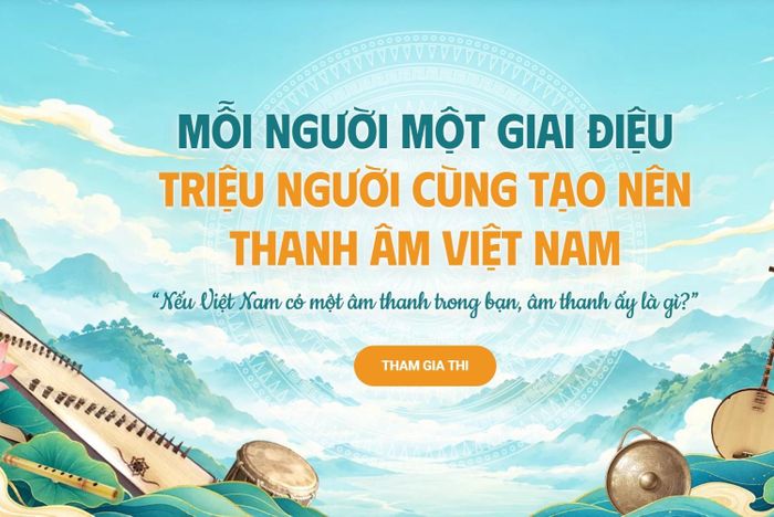 Chương trình với thông điệp “Mỗi người một giai điệu. Triệu người cùng tạo nên âm thanh Việt Nam"