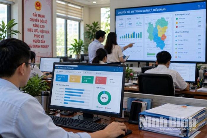 Không gian hành chính số hiện đại.