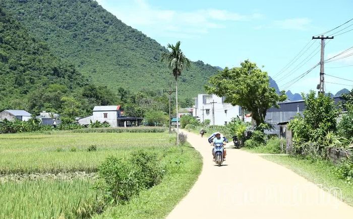 Hạ tầng giao thông được đầu tư, góp phần thúc đẩy phát triển KT-XH tại xã Mường Bi.