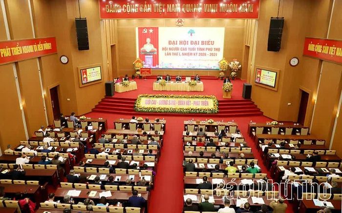 Quang cảnh phiên làm việc thứ nhất Đại hội đại biểu Hội Người cao tuổi tỉnh nhiệm kỳ 2026 - 2031.