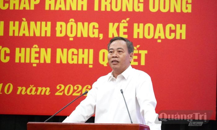 Đồng chí Nguyễn Đăng Quang, Phó Bí thư Tỉnh ủy, Chủ tịch HĐND tỉnh phát biểu kết luận tại hội nghị - Ảnh: X.P