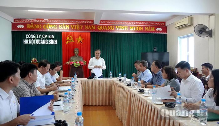 Quang cảnh buổi làm việc - Ảnh: H.Tr