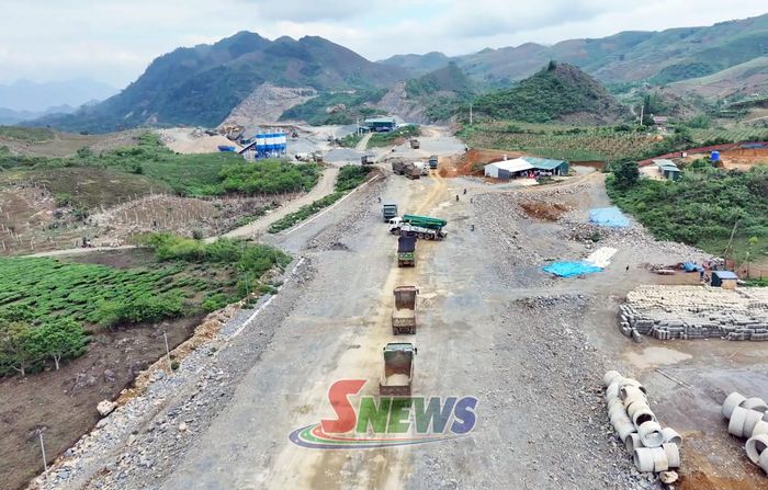 Cao tốc Hòa Bình - Mộc Châu tăng tốc thi công.