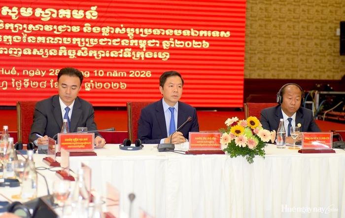 Đồng chí Trịnh Mạnh Linh phát biểu tại buổi làm việc. 