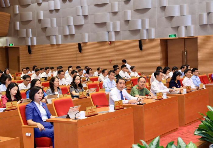 Đại biểu tham dự kỳ họp.