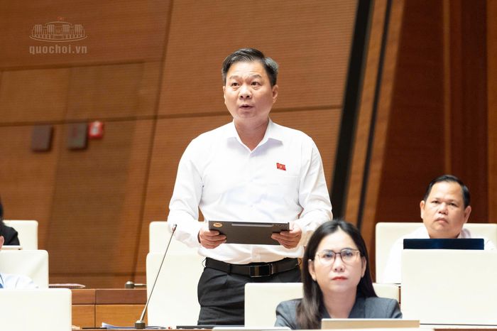 Đại biểu Nguyễn Bình Tân (Đoàn Cà Mau). Ảnh: Media Quốc hội.