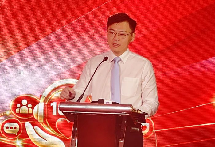 Ông Trương Minh Huy Vũ - Phó Chủ tịch UBND TP. Hồ Chí Minh phát biểu tại buổi lễ. Ảnh: Bình Minh