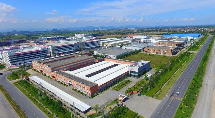 Hạ tầng nhà xưởng tại Khu công nghiệp VSIP Hải Phòng, tạo điều kiện phát triển sản xuất và thu hút đầu tư.
