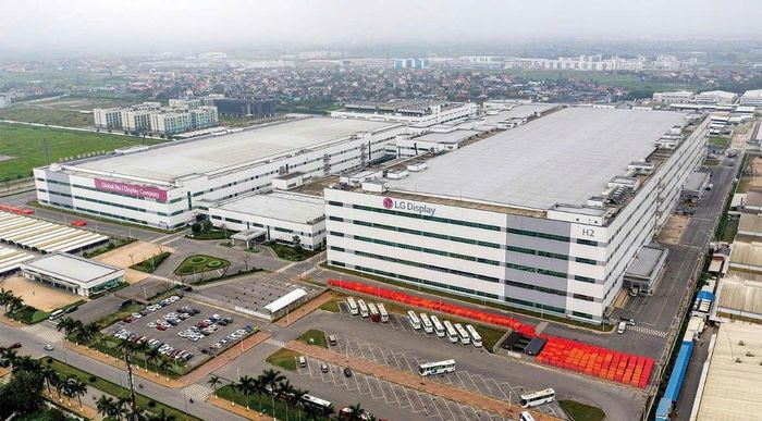Hoạt động sản xuất tại Công ty TNHH LG Display Việt Nam Hải Phòng, góp phần thúc đẩy tăng trưởng công nghiệp của thành phố.