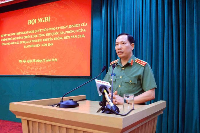 Thứ trưởng Lê Văn Tuyến phát biểu bế mạc Hội nghị.