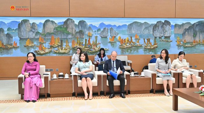 Các đại biểu tham dự cuộc tiếp