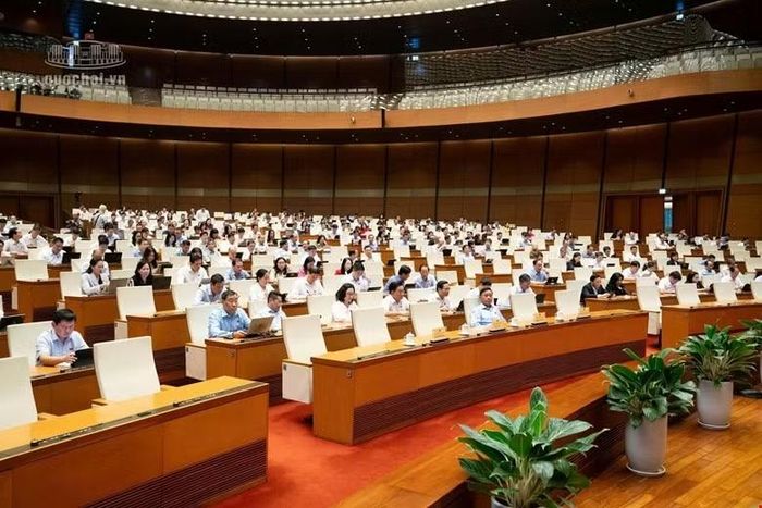 Các đại biểu tham dự phiên họp.