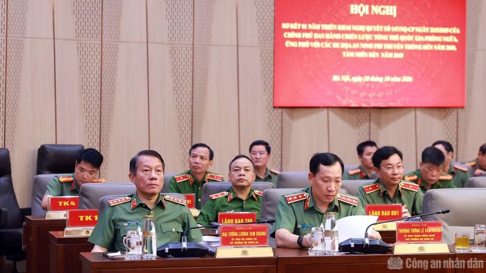 Bộ trưởng Lương Tam Quang chủ trì hội nghị.