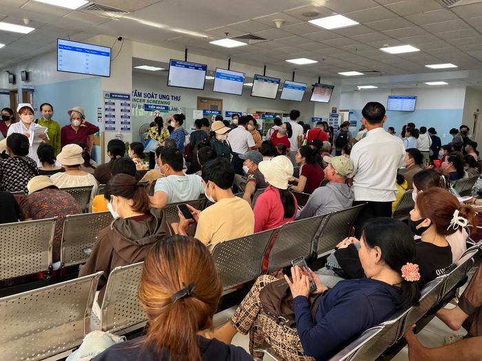 Khu vực tầm soát ung thư của Bệnh viện Ung Bướu.