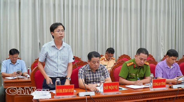 Ông Lý Vỹ Triều Dương, Phó Giám đốc Sở Văn hoá, Thể thao và Du lịch, thông tin tiến độ chuẩn bị chuỗi hoạt động văn hoá, nghệ thuật.