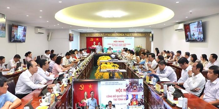 Hội nghị công bố Quyết định kiểm toán và triển khai Kế hoạch kiểm toán ngân sách địa phương và Báo cáo quyết toán ngân sách địa phương năm 2025 của tỉnh Vĩnh Long