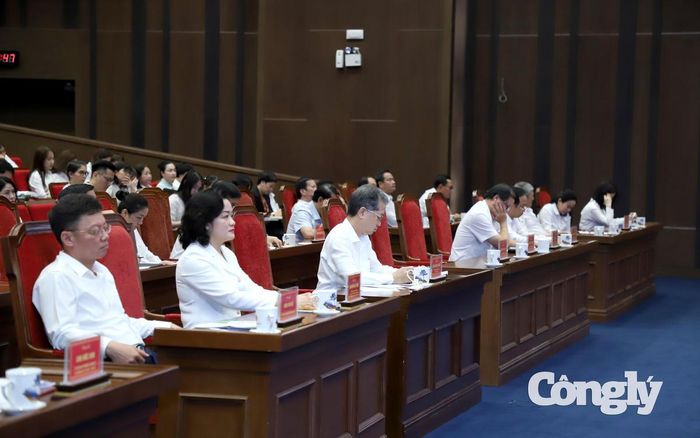 Các đại biểu dự tại điểm cầu trung tâm TANDTC.