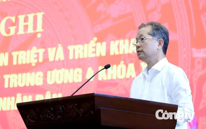 Chánh án TANDTC Nguyễn Văn Quảng kết luận hội nghị.