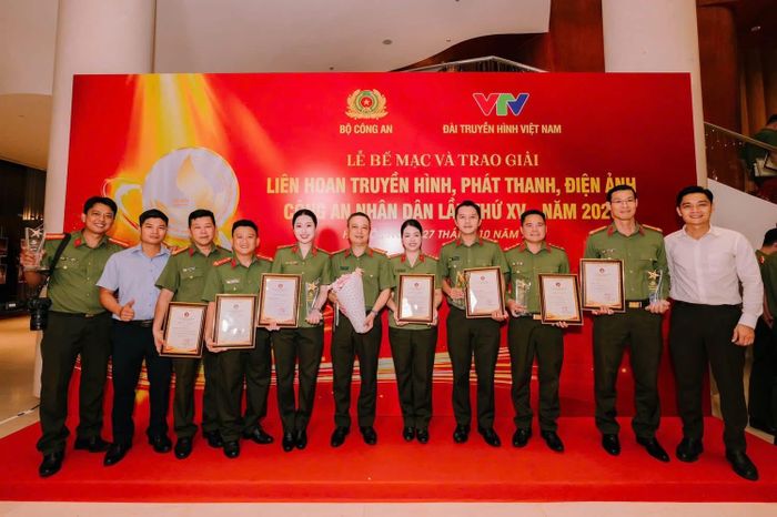 Các tác giả thuộc Đoàn Công an TPHCM đạt giải cao tại liên hoan
