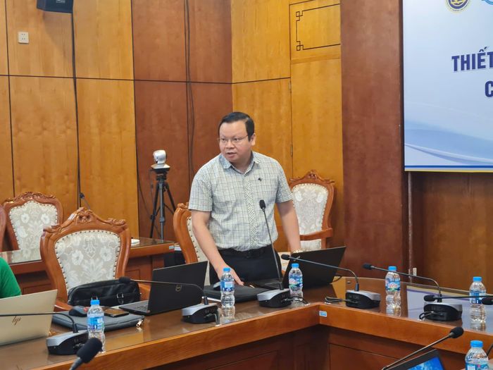 PGS.TS. Trần Nam Hưng, Học viện Kỹ thuật quân sự tại buổi tọa đàm.