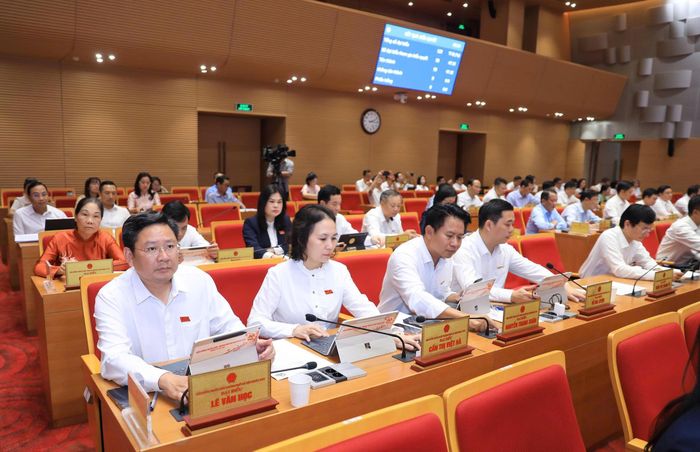 Các đại biểu tham dự tại kỳ họp. (Ảnh: HĐND TP Hà Nội)
