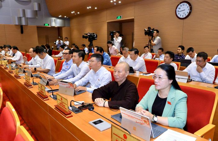Các đại biểu tham dự kỳ họp. Ảnh: Thành Thái Hùng