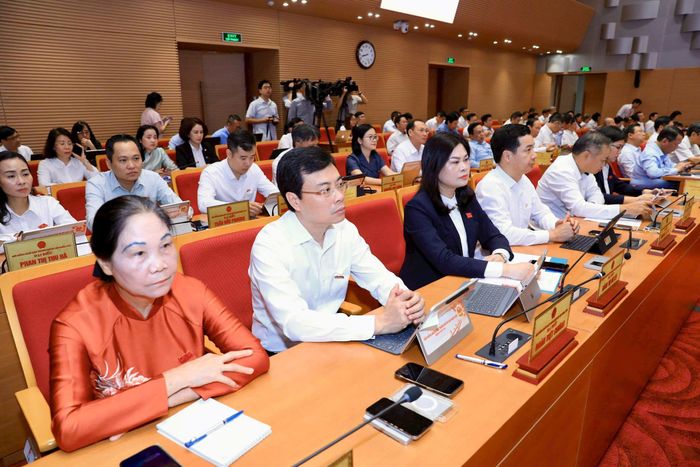 Các đại biểu tham dự kỳ họp. Ảnh: Thành Thái Hùng