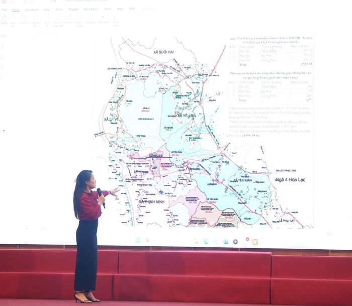 Xã Sóc Sơn thông tin rộng rãi, lấy ý kiến Nhân dân về Đề án điều chỉnh địa giới đơn vị hành chính giữa thành phố Hà Nội và tỉnh Phú Thọ. Ảnh: CTV.