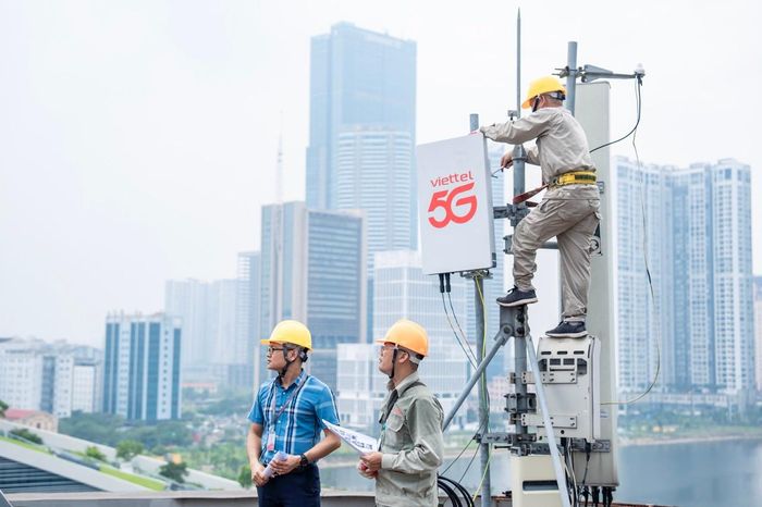 Viettel sở hữu mạng 5G lớn nhất cả nước với 30.000 trạm BTS, phủ sóng 90% diện tích. Ảnh: Viettel