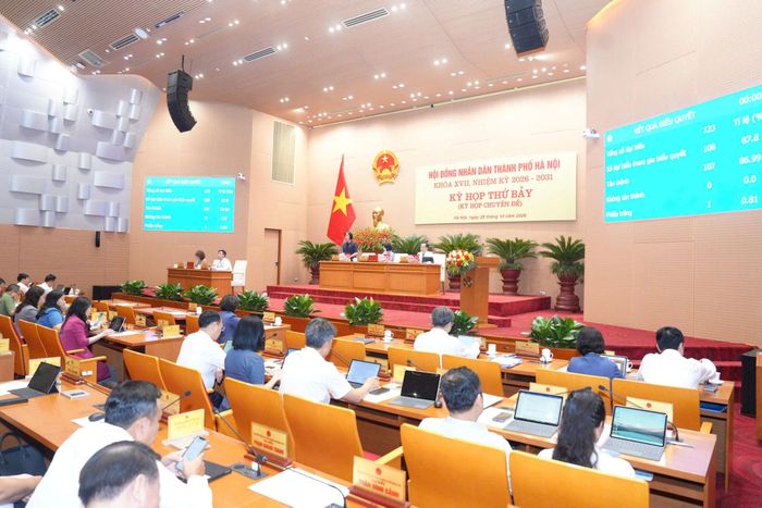 Quang cảnh kỳ họp. Ảnh: Thành Thái Hùng