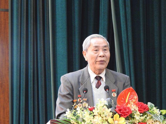 Cựu chiến binh Nguyễn Tiến Thưởng, tổ dân phố Ngô Quyền, phường Sơn Tây. Ảnh: PV