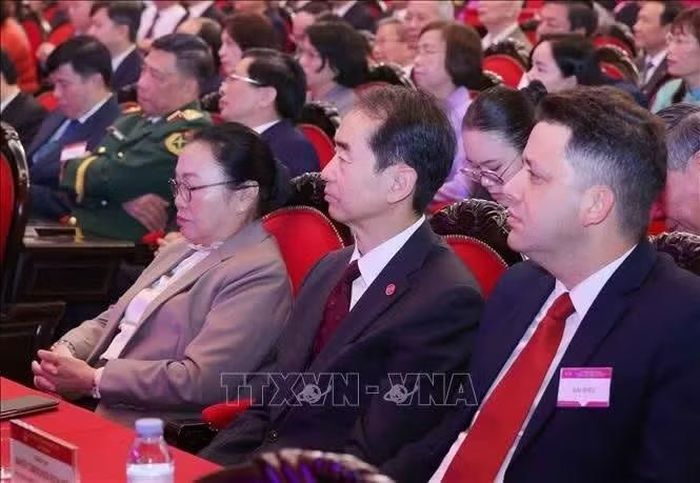 Các đại biểu dự buổi lễ. Ảnh: Văn Điệp/TTXVN
